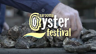 Screenshot of Narooma Oyster Festival 2021 TV Campaign