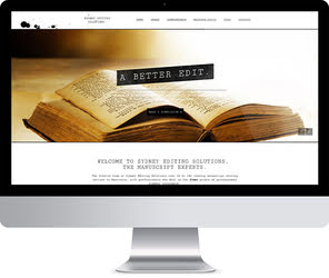 Sydney Manuscript Website Design