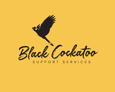 Black Cockatoo Support Services Logo Design by Fisse Design