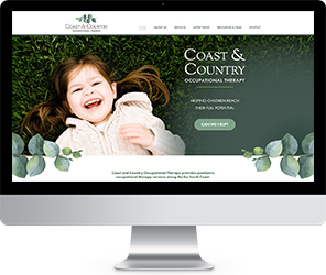 Coast and Country Occupational Therapy Moruya Website Design
