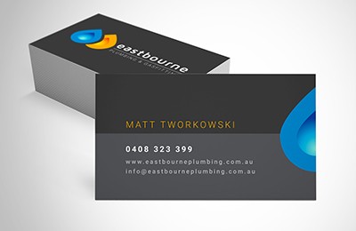 Eastbourne Plumbing and Gasfitting Business Card Design by Fisse Design