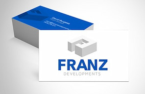 Franz Development Business Card Design by Fisse Design