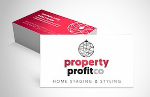 Property Profitco Business Card Design by Fisse Design