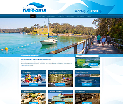 Narooma Chamber of Commerce Original Web Design