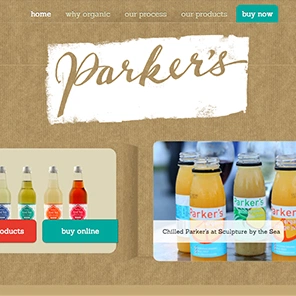 Parker's Organic site