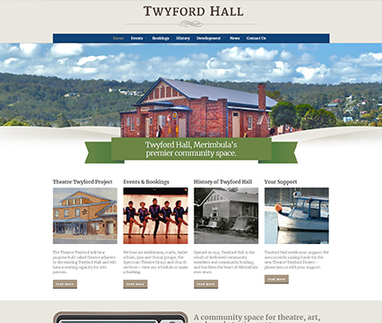 Twyford Hall, Merimbula Web Design